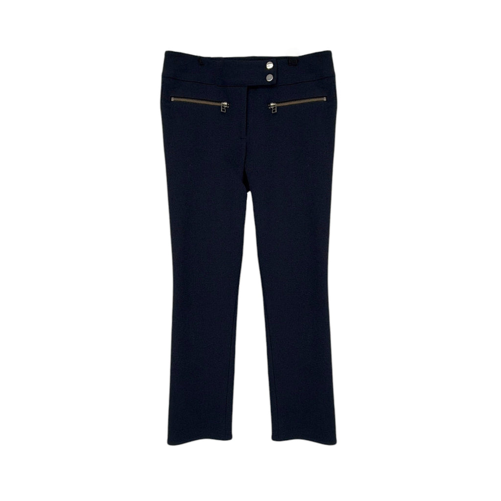 VERONICA BEARD Metro Cropped Kick Flare Pant in Dark Navy 0 Veronica Beard