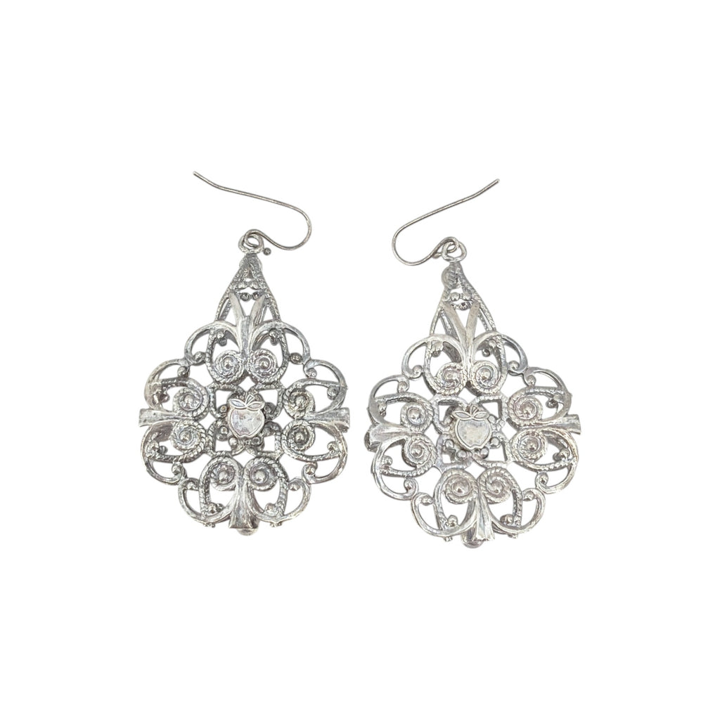 VIRGINS SAINTS & ANGELS VSA Snow White Flower Drop Earrings Once Upon a Time Virgins Saints & Angels
