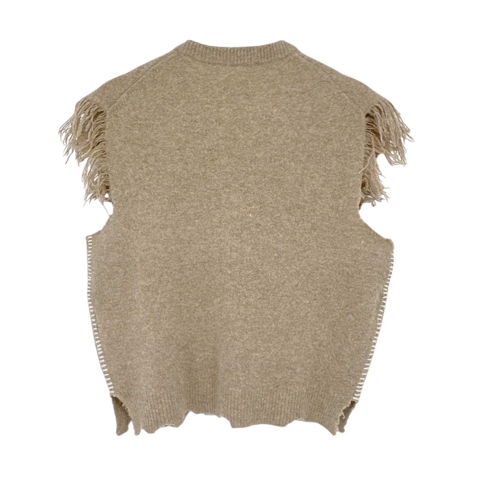 ZADIG and VOLTAIRE Sweater Vest in Tan XS Zadig & Voltaire