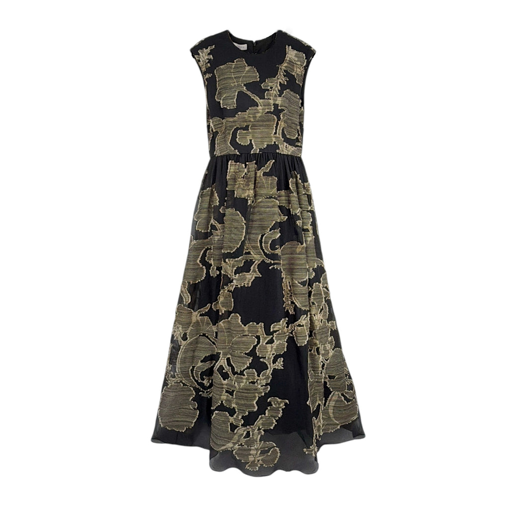 LAFAYETTE 148 New York Jacquard Silk Evening Gown in Black 4|S Lafayette 148 New York