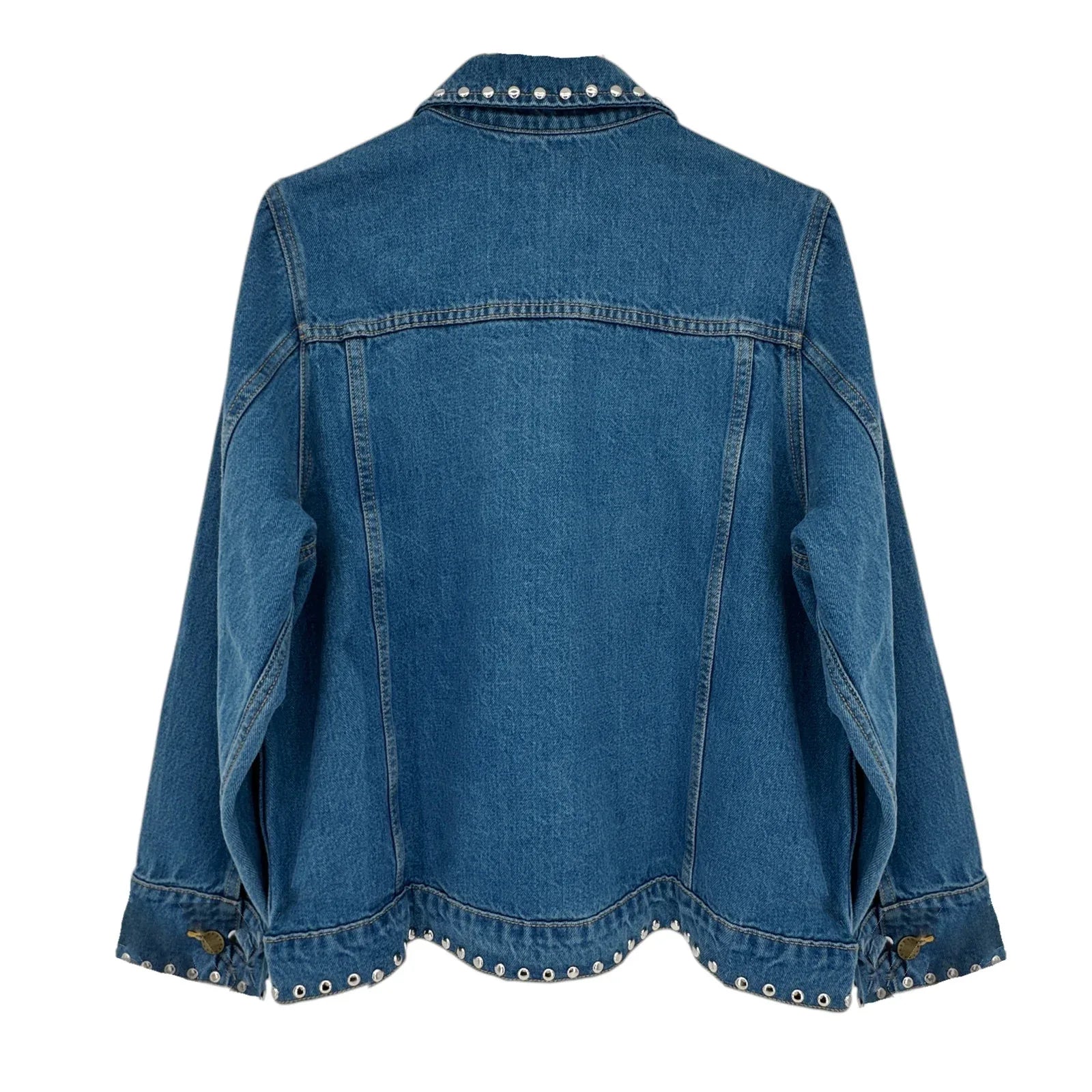 THE GREAT. The Studded Denim Jacket. 1|S - flyKAMP