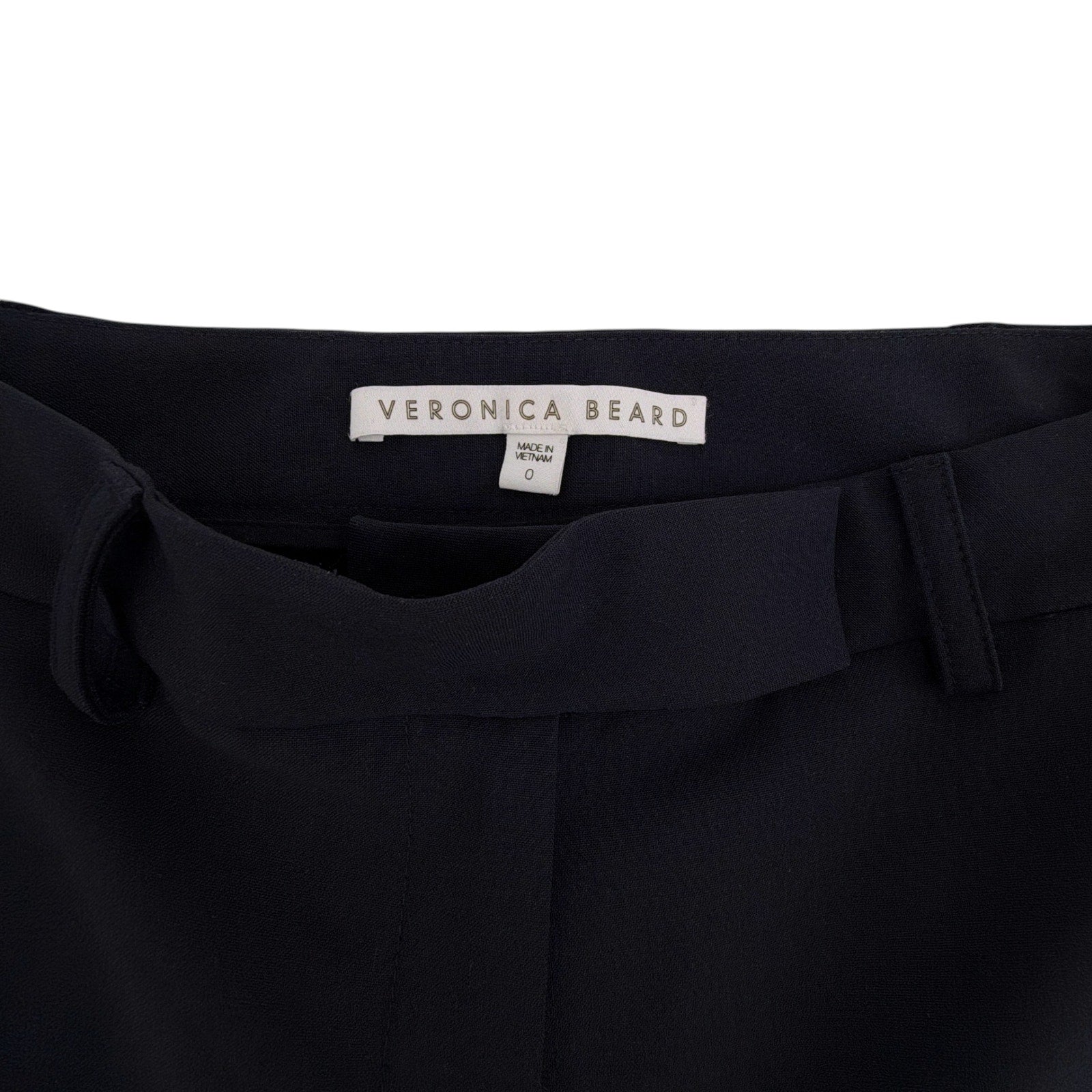 VERONICA BEARD Slim Cigarette Pants in Navy 0 Veronica Beard