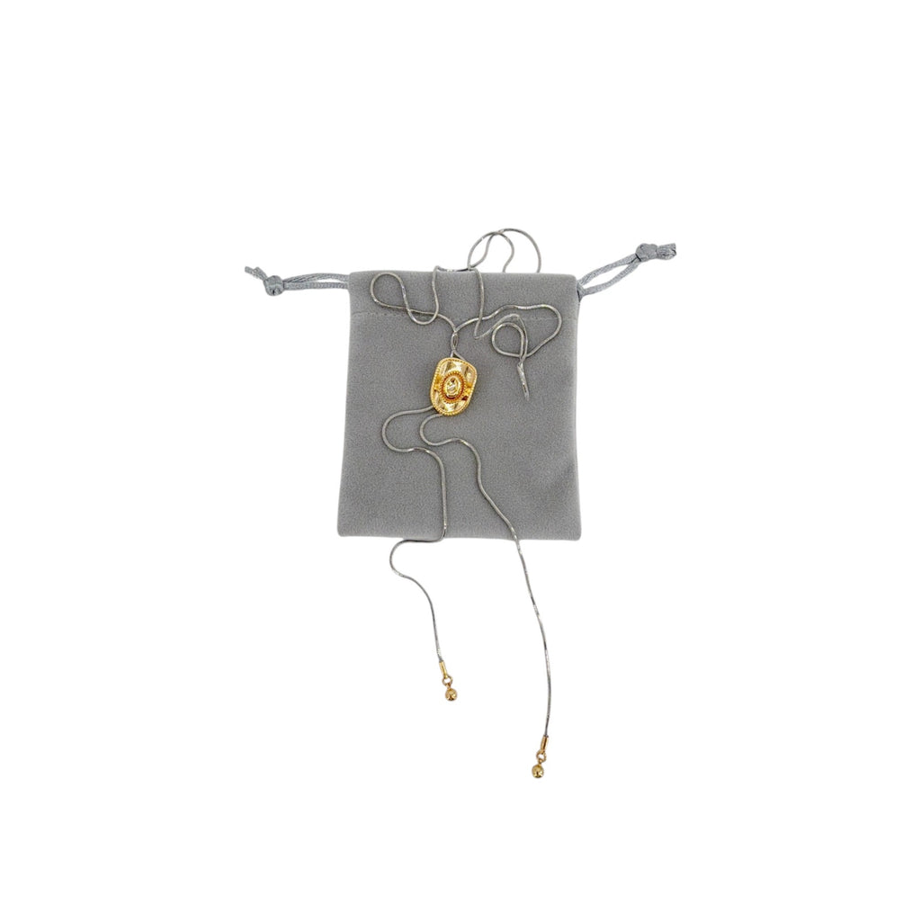 WESTERN Cowgirl Lariat Bolo Necklace in Gold & Silver None and/or Unknown