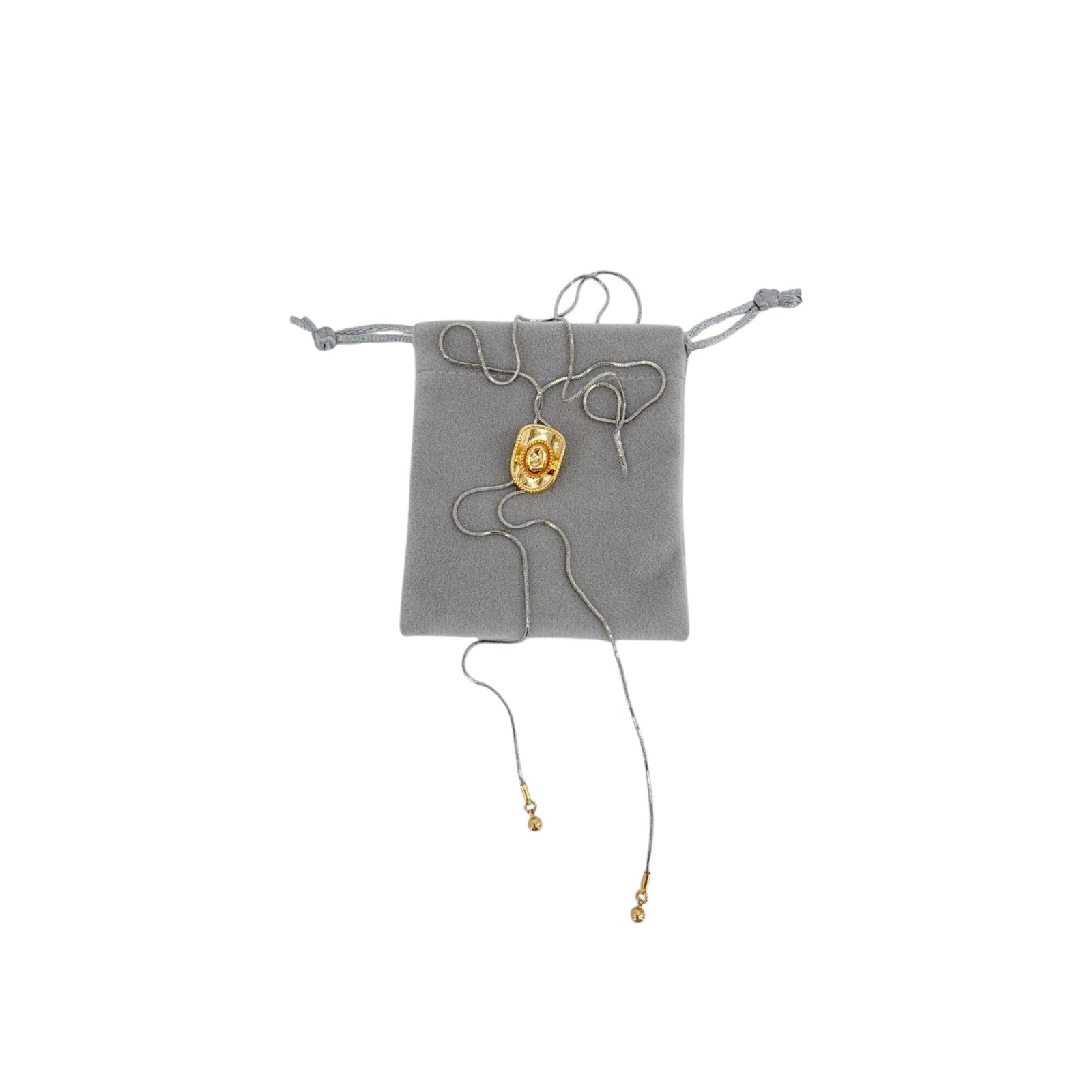 WESTERN Cowgirl Lariat Bolo Necklace in Gold & Silver None and/or Unknown