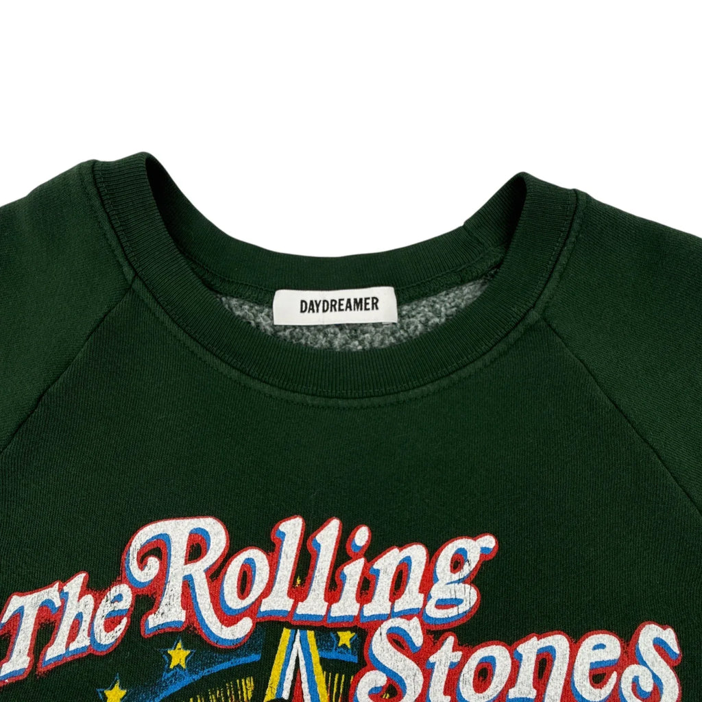 DAYDREAMER Rolling Stones 1981 US Tour Vintage Sweatshirt in Vintage Green S - flyKAMP