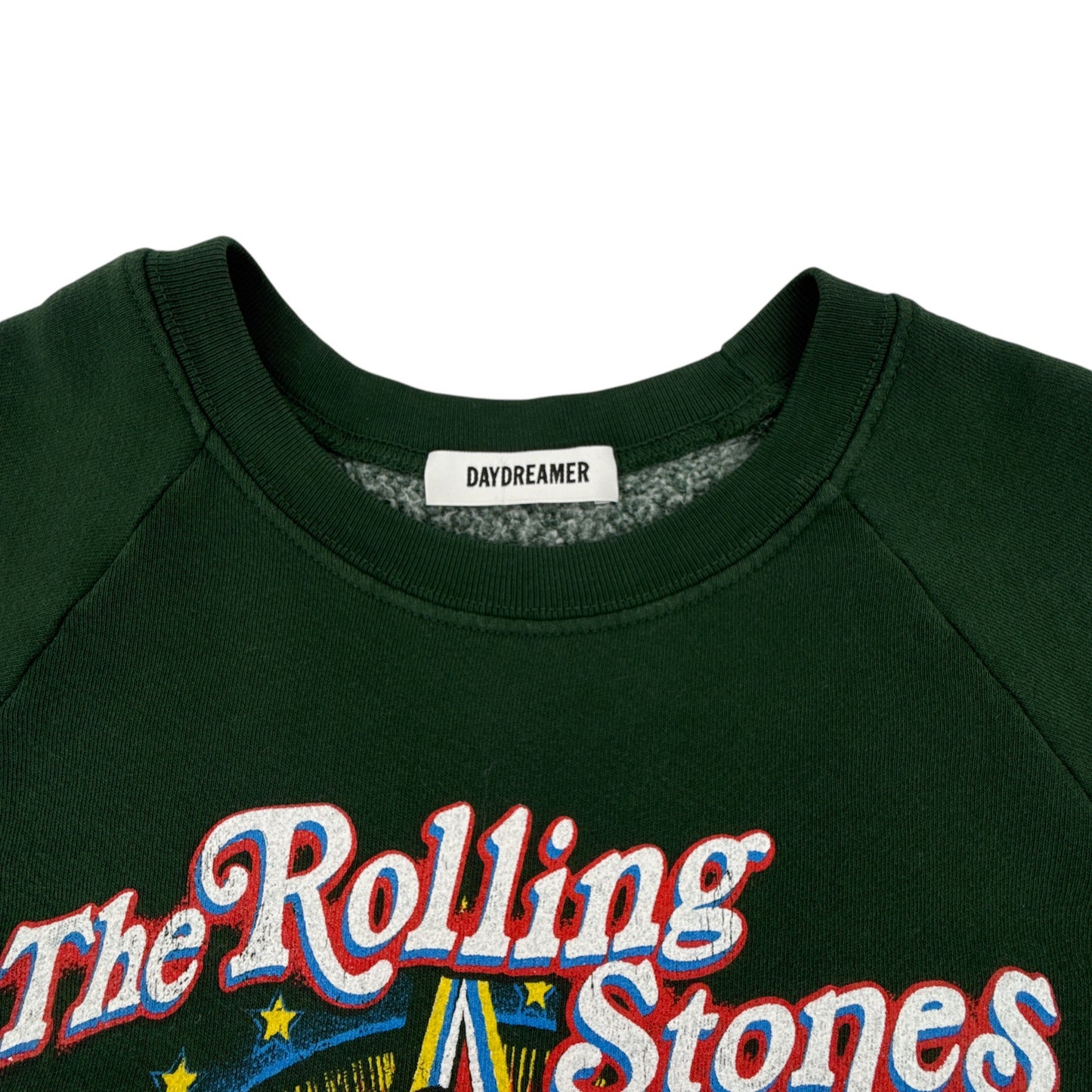 DAYDREAMER Rolling Stones 1981 US Tour Vintage Sweatshirt in Vintage Green S