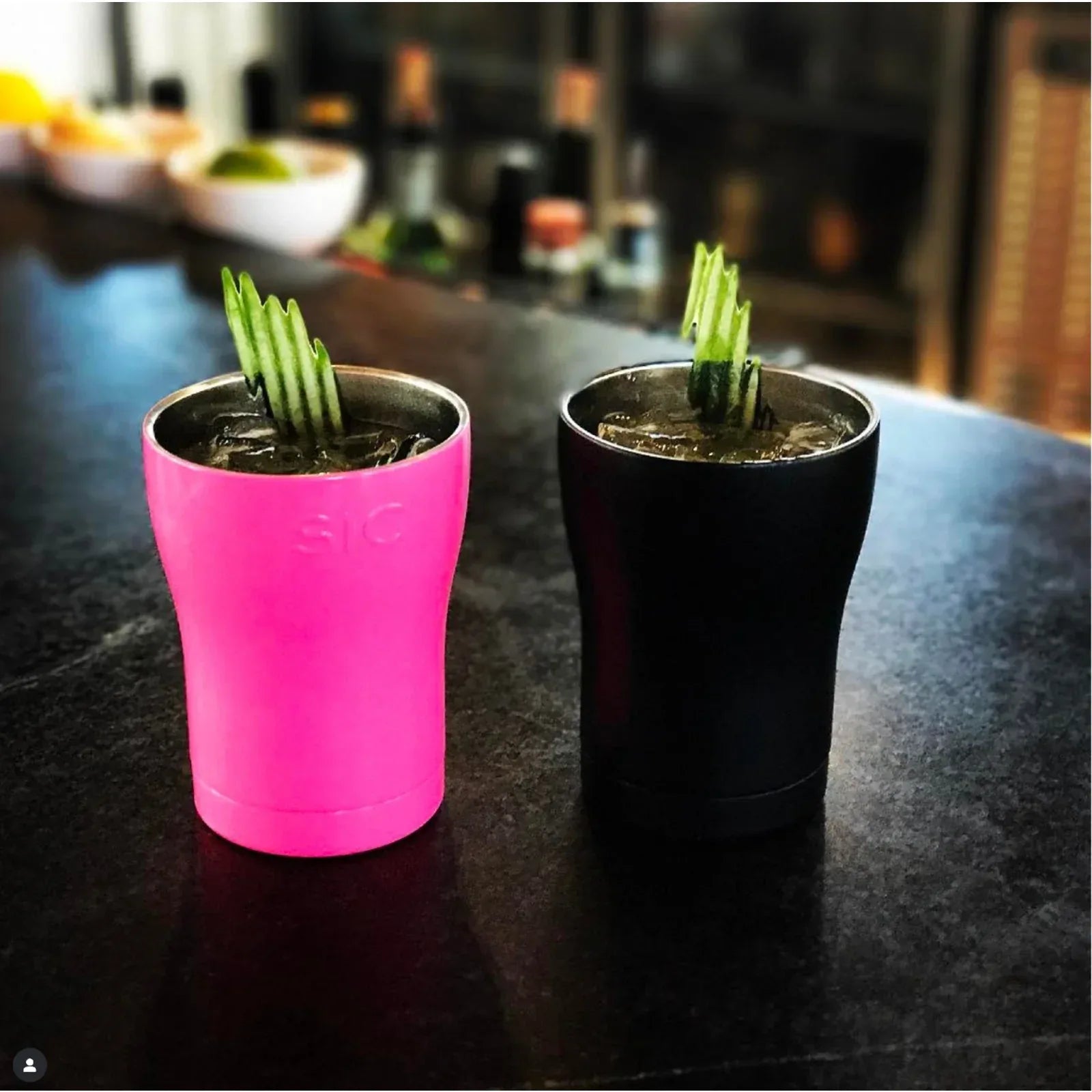 SIC Seriously Ice Cold 12 oz Tumbler in Gloss Hot Pink - flyKAMP