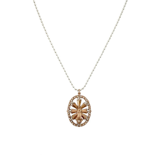 VIRGINS SAINTS & ANGELS VSA Twilight Virgin Charm in Rose Gold