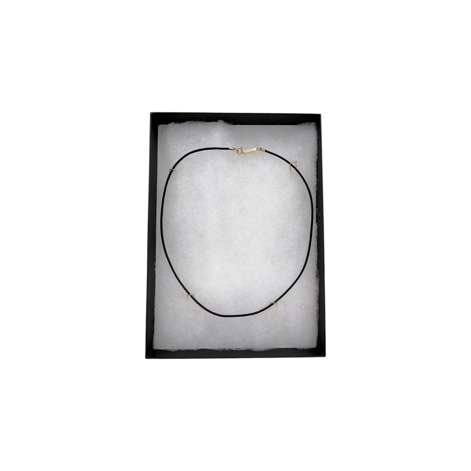 ZOE CHICCO 14k Gold Leather Cord Necklace in Black Zoe Chicco