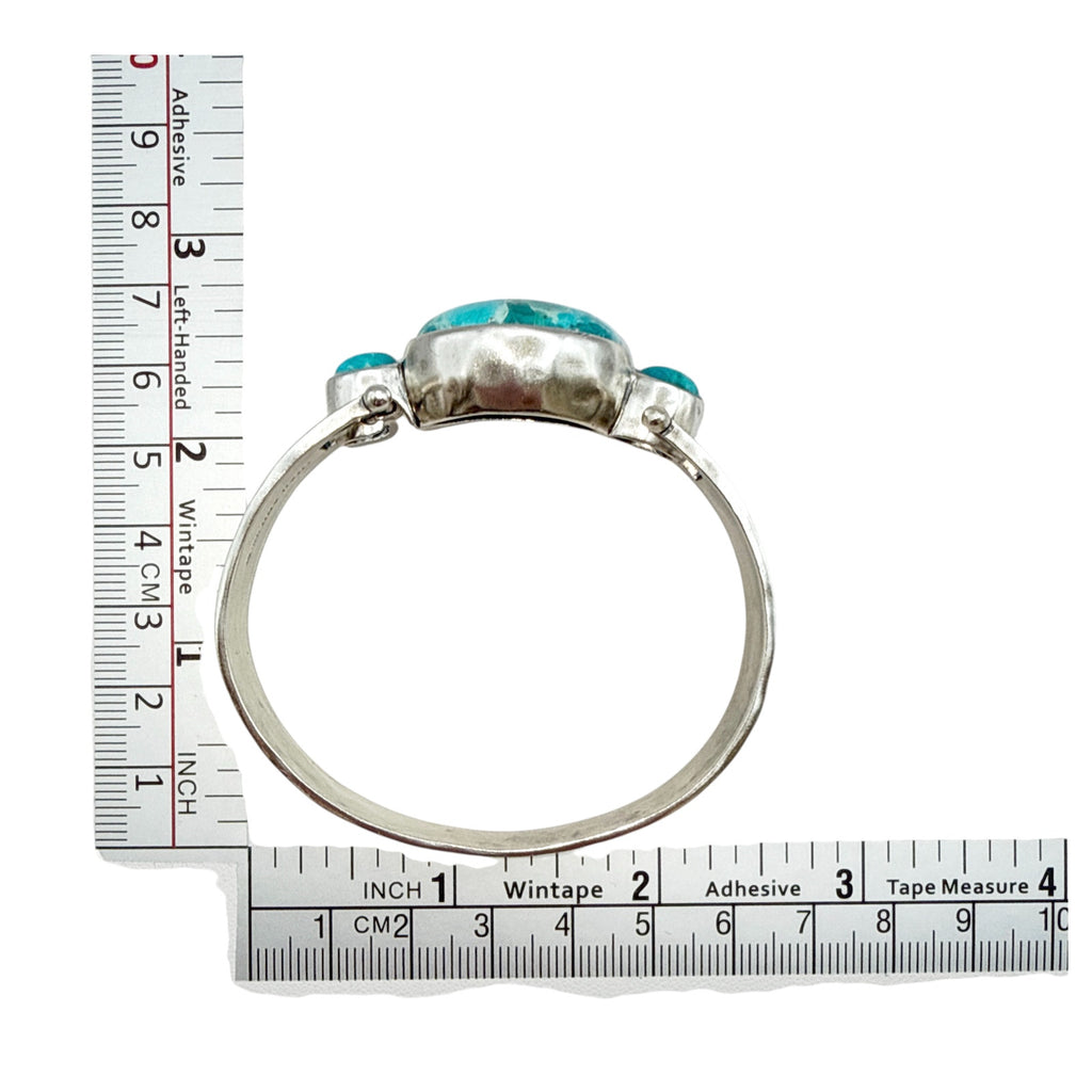 SILPADA El Rio Sterling Silver Turquoise Bangle Bracelet
