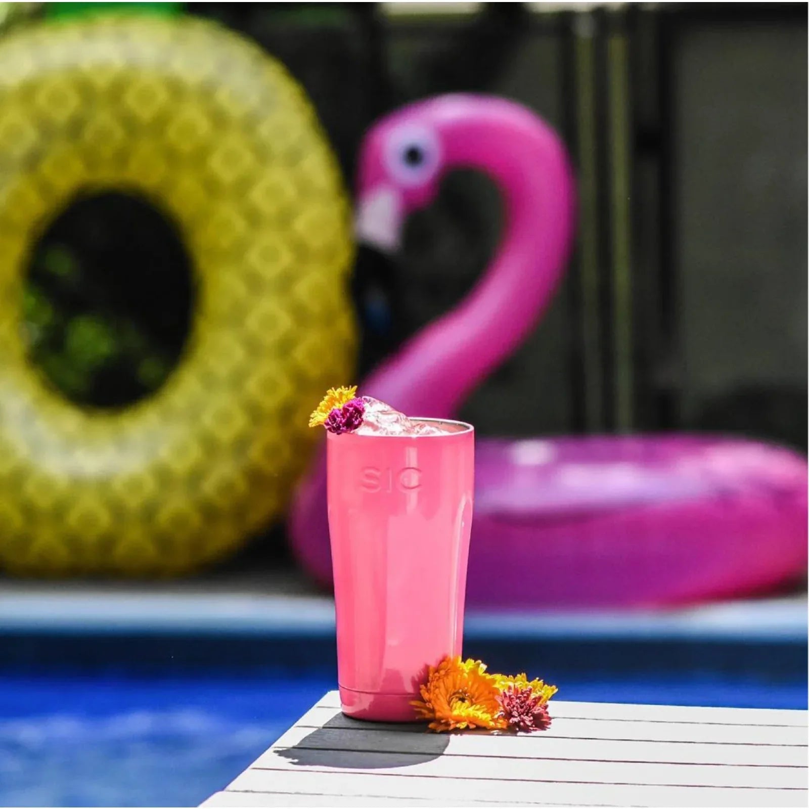 SIC Seriously Ice Cold 20 oz Tumbler in Gloss Pink - flyKAMP