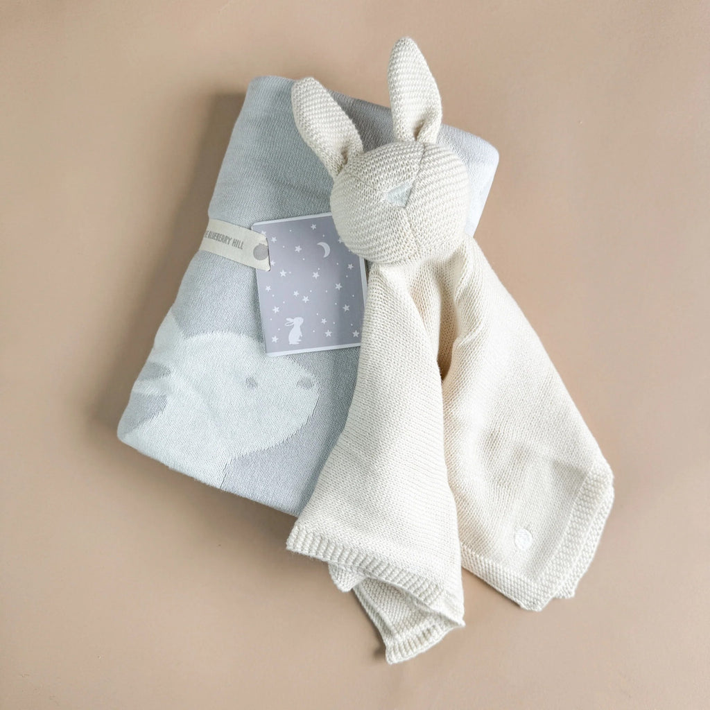 THE BLUEBERRY HILL Star Moon Bunny Gift Set Paperboard Suitcase Medium The Blueberry Hill