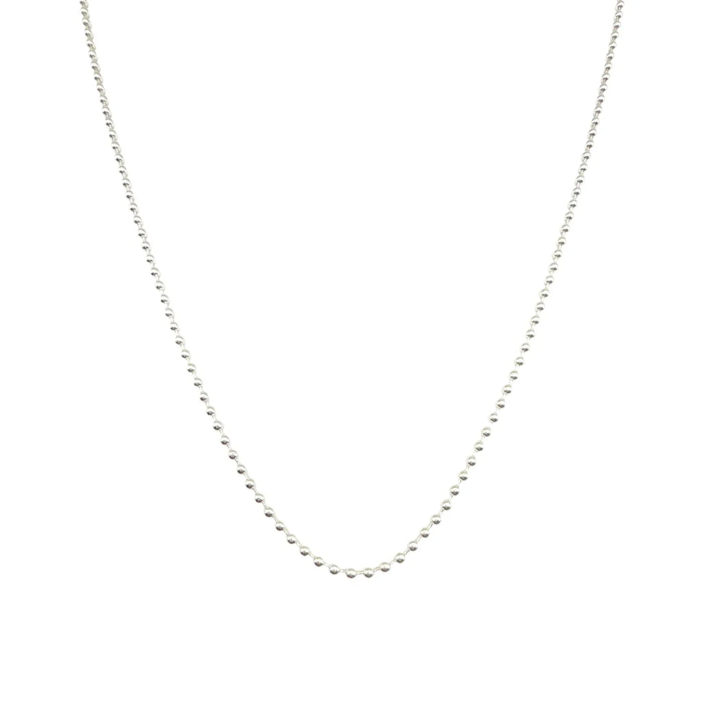 VIRGINS SAINTS & ANGELS VSA Bronze Ball Chain Plated in Silver - flyKAMP