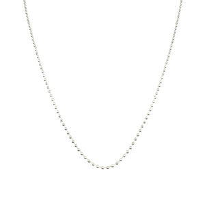 VIRGINS SAINTS & ANGELS VSA Bronze Ball Chain Plated in Silver