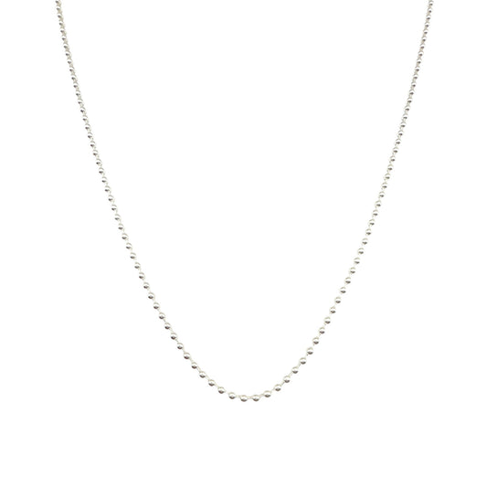 VIRGINS SAINTS & ANGELS VSA Bronze Ball Chain Plated in Silver