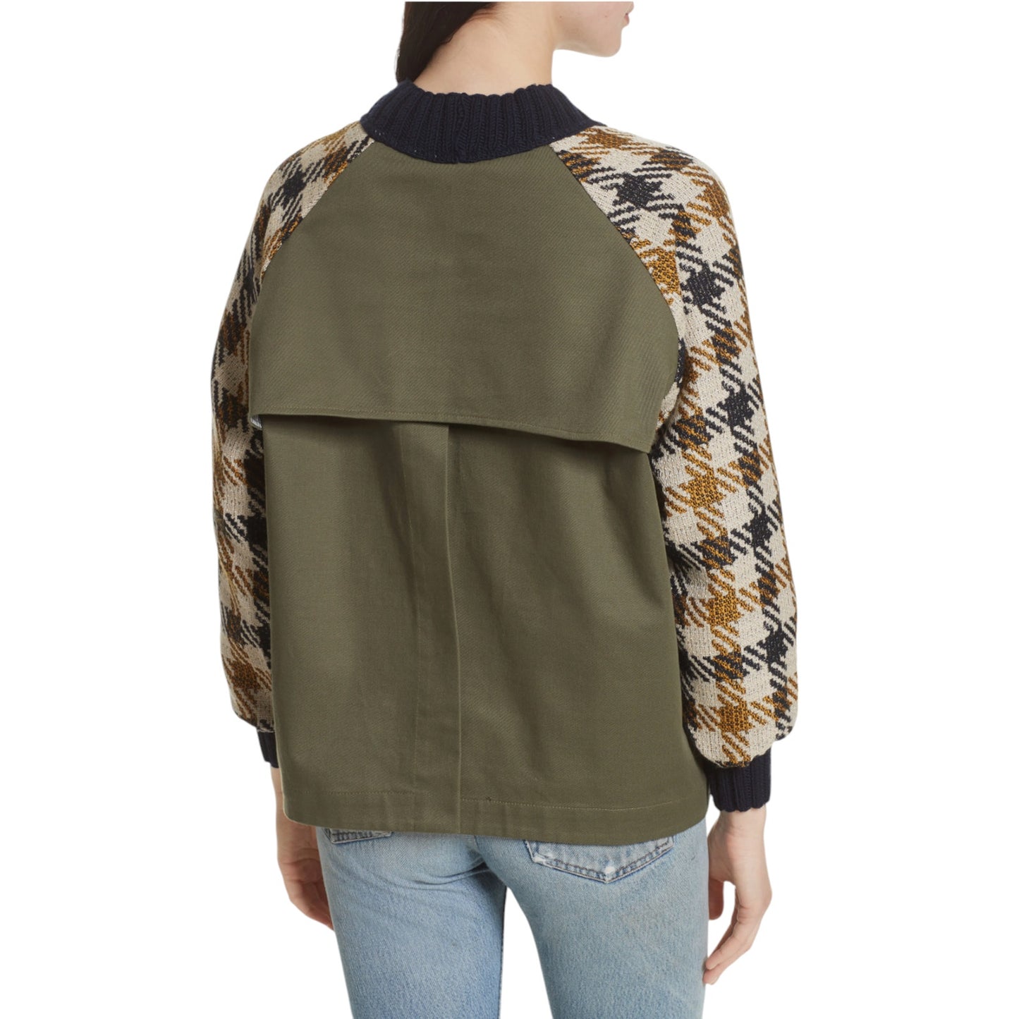 SEA NEW YORK Houndstooth Boyfriend Cardigan XS