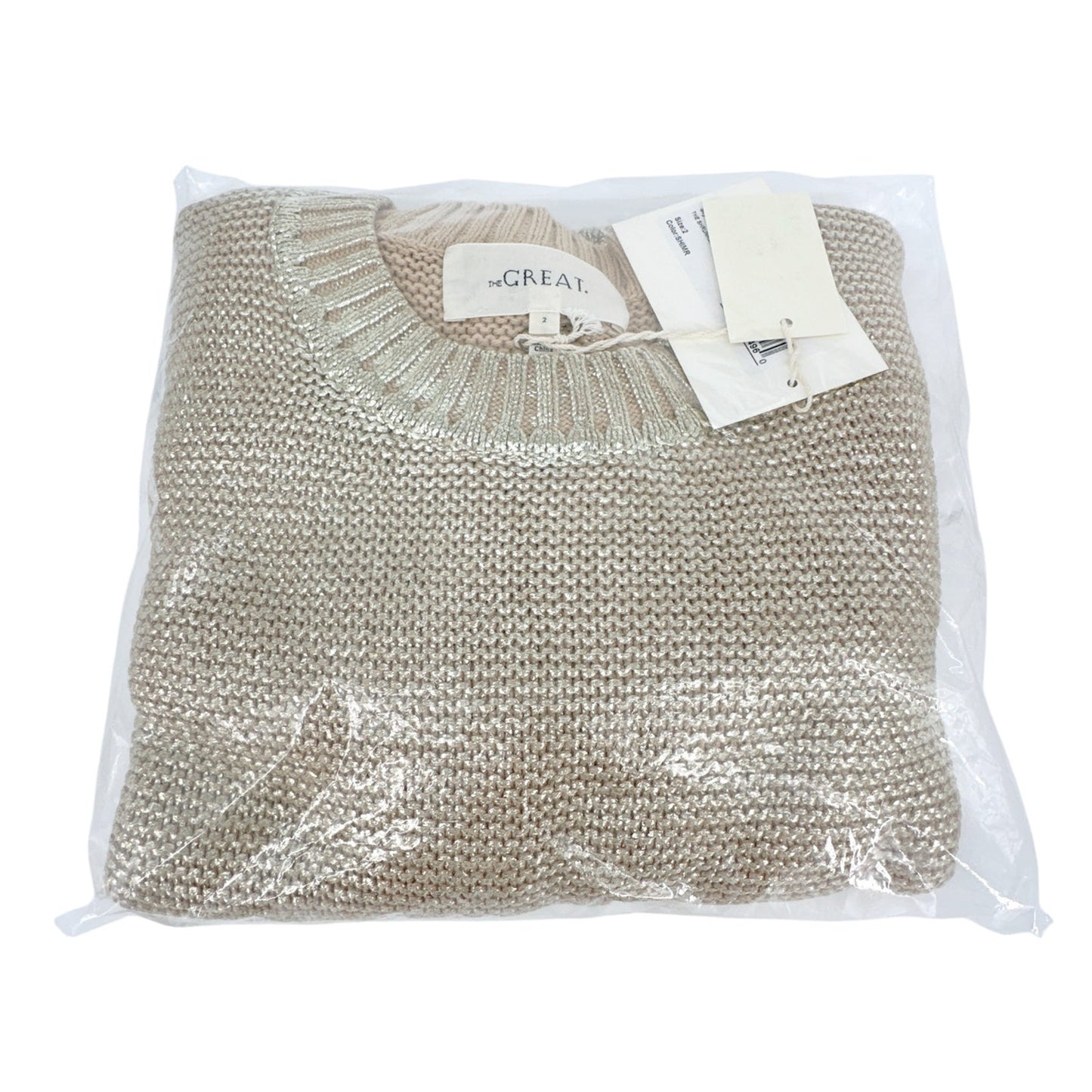 THE GREAT. The Shrunken Pullover. in Shimmer 2|M