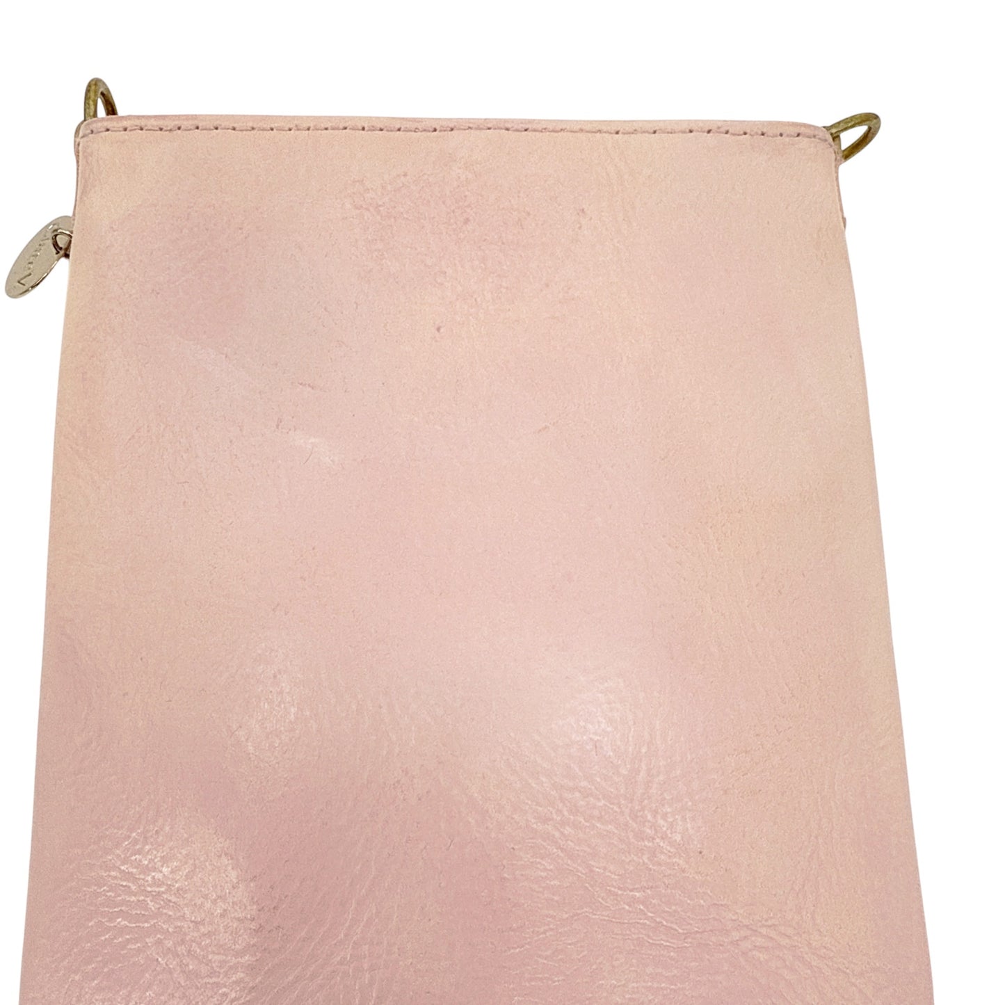 CLARE V. Lauren Supreme Crossbody Bag in Ballet & Crossbody Chain Strap