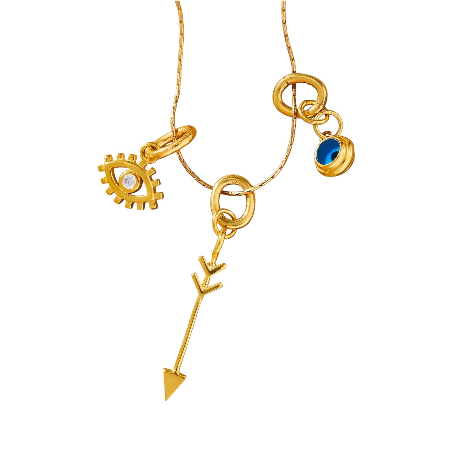 MAISON IREM x ANTHROPOLOGIE Juan Attachable Charms Set of 3 Gold