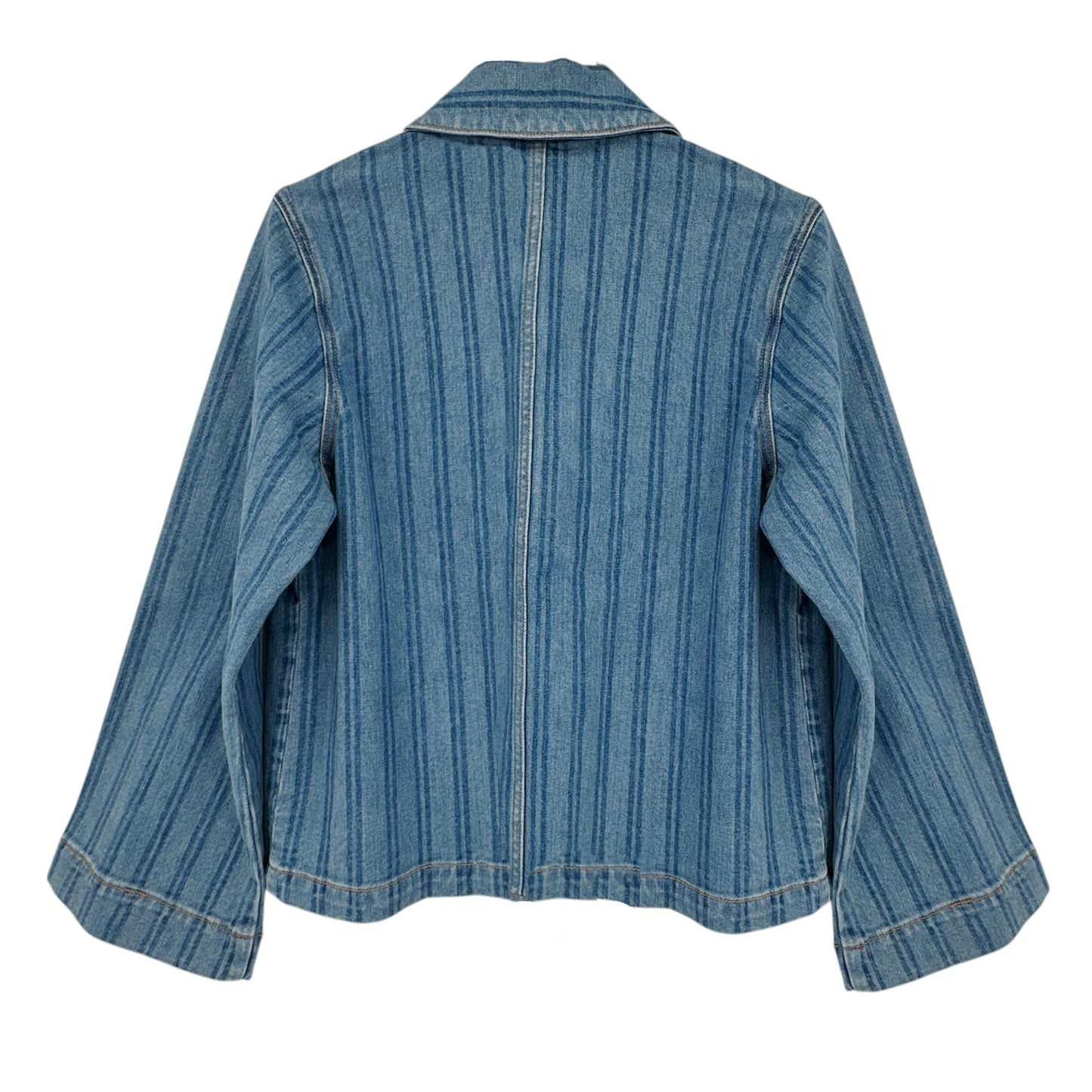 VERONICA BEARD Dahl Striped Denim Jacket S