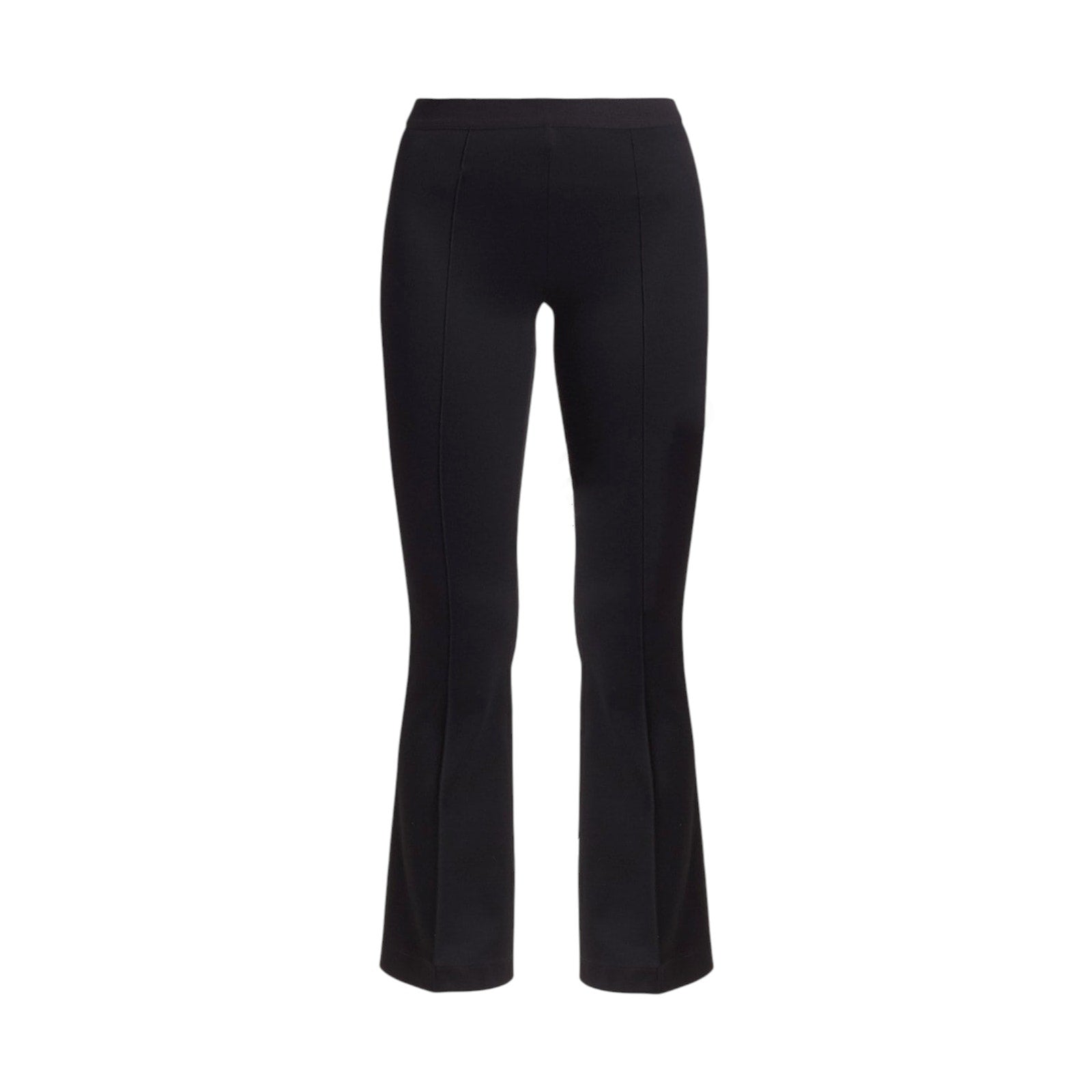HELMUT LANG Core Cropped Flare Rib Legging in Black XS Helmut Lang