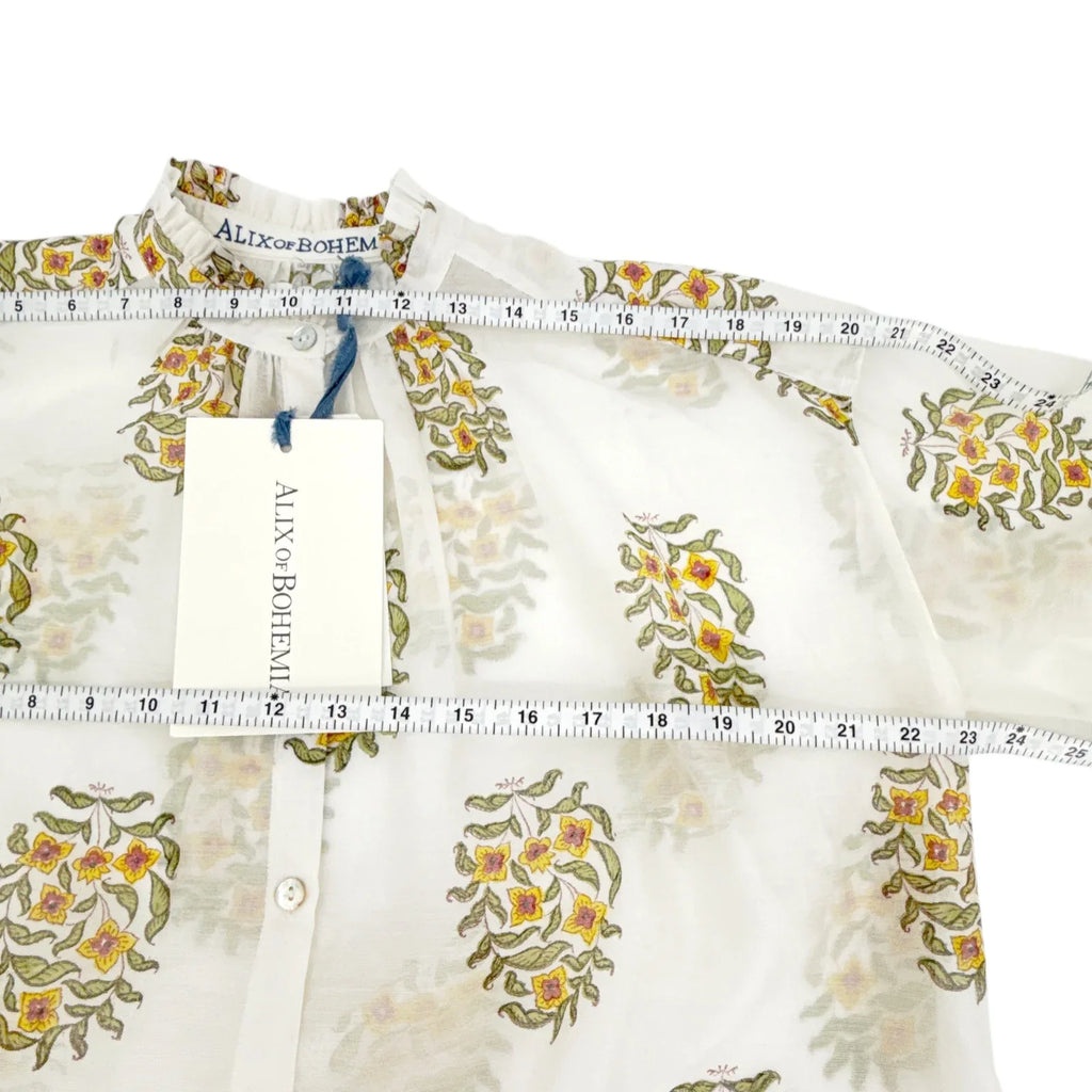 ALIX of BOHEMIA Poet Buttercup Blouse S - flyKAMP