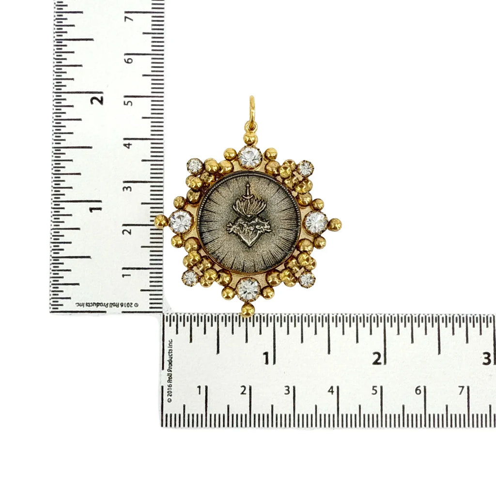 VIRGINS SAINTS & ANGELS VSA Cloister Sacred Heart Charm - flyKAMP