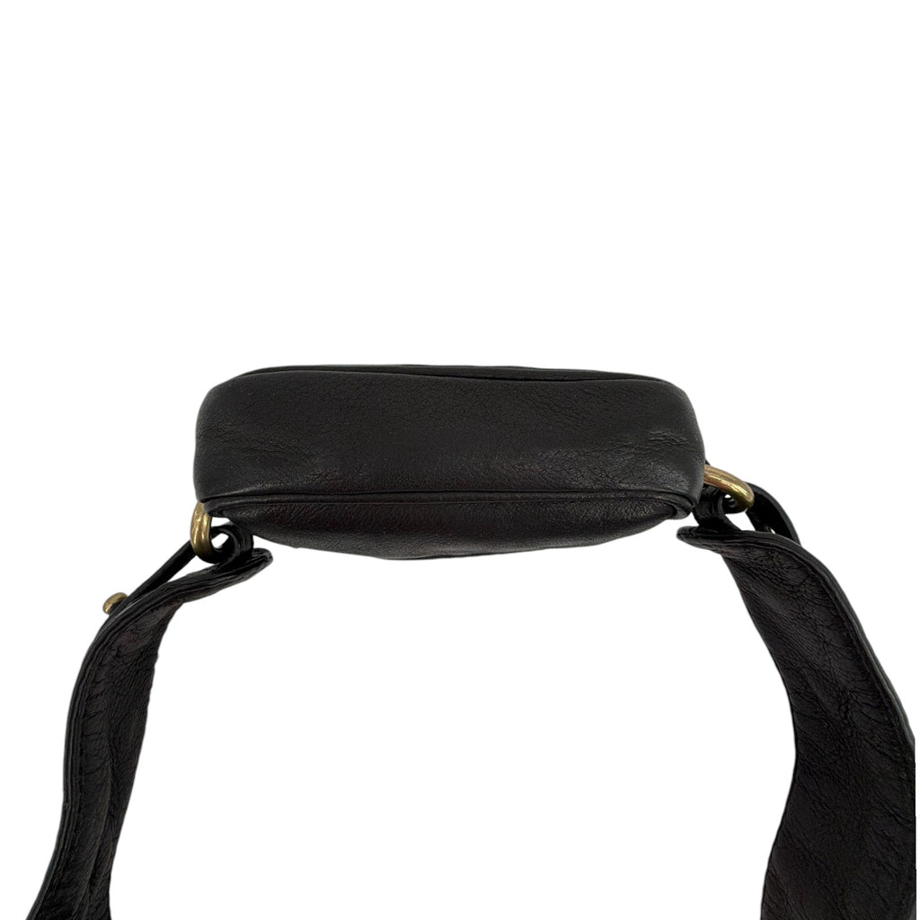 MARC JACOBS Leather Belt Bag in Black Marc Jacobs