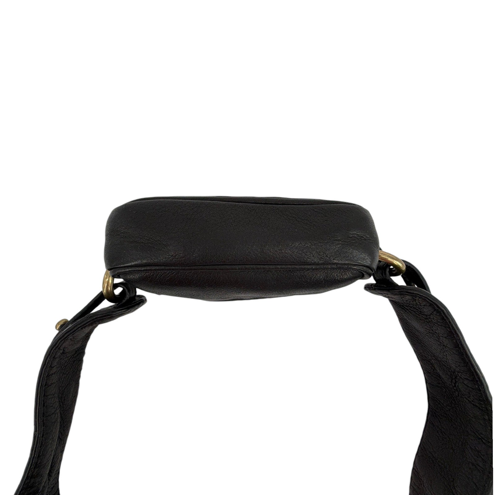 MARC JACOBS Leather Belt Bag in Black Marc Jacobs