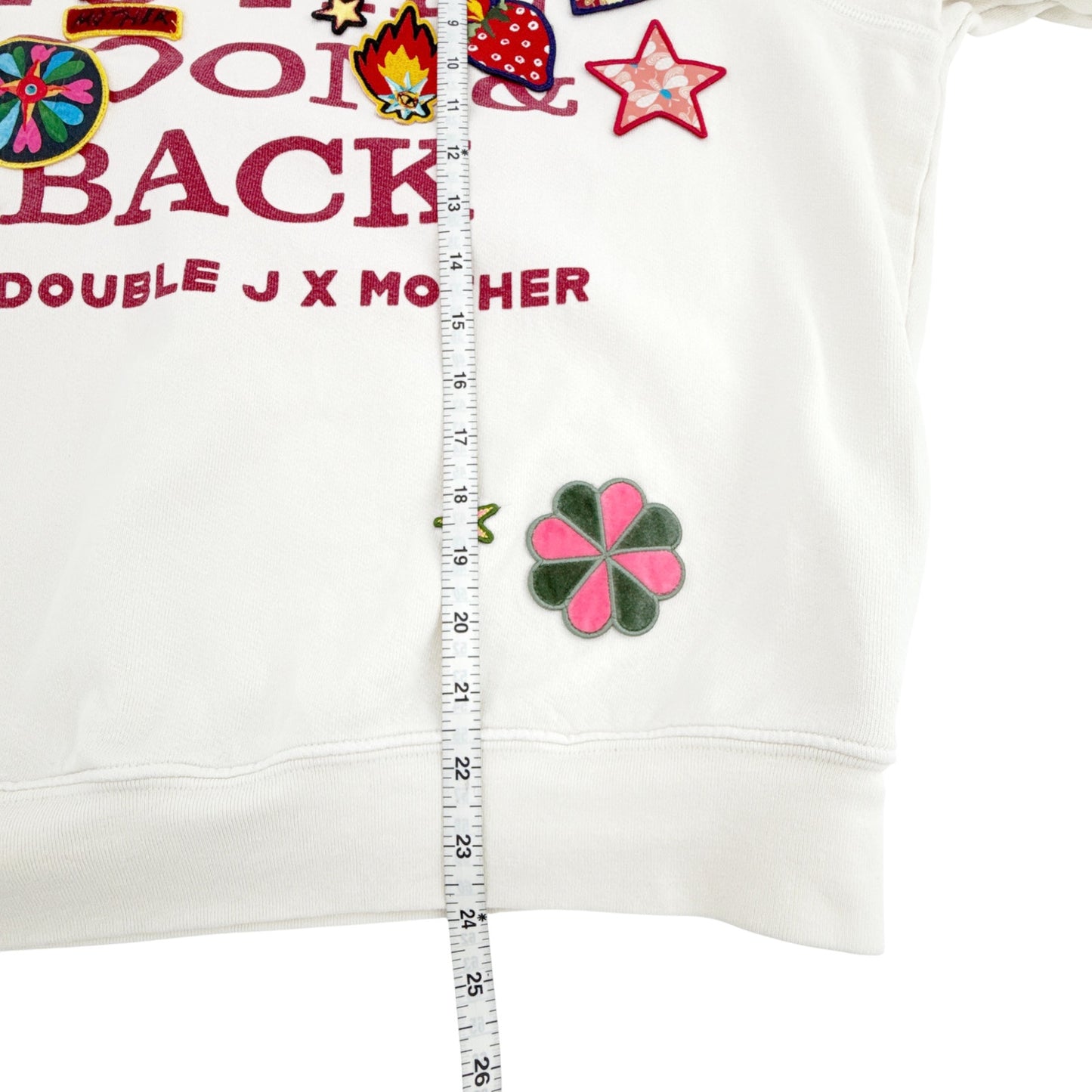 La DOUBLEJ x MOTHER The Biggie Concert Whisper White Patch It Up