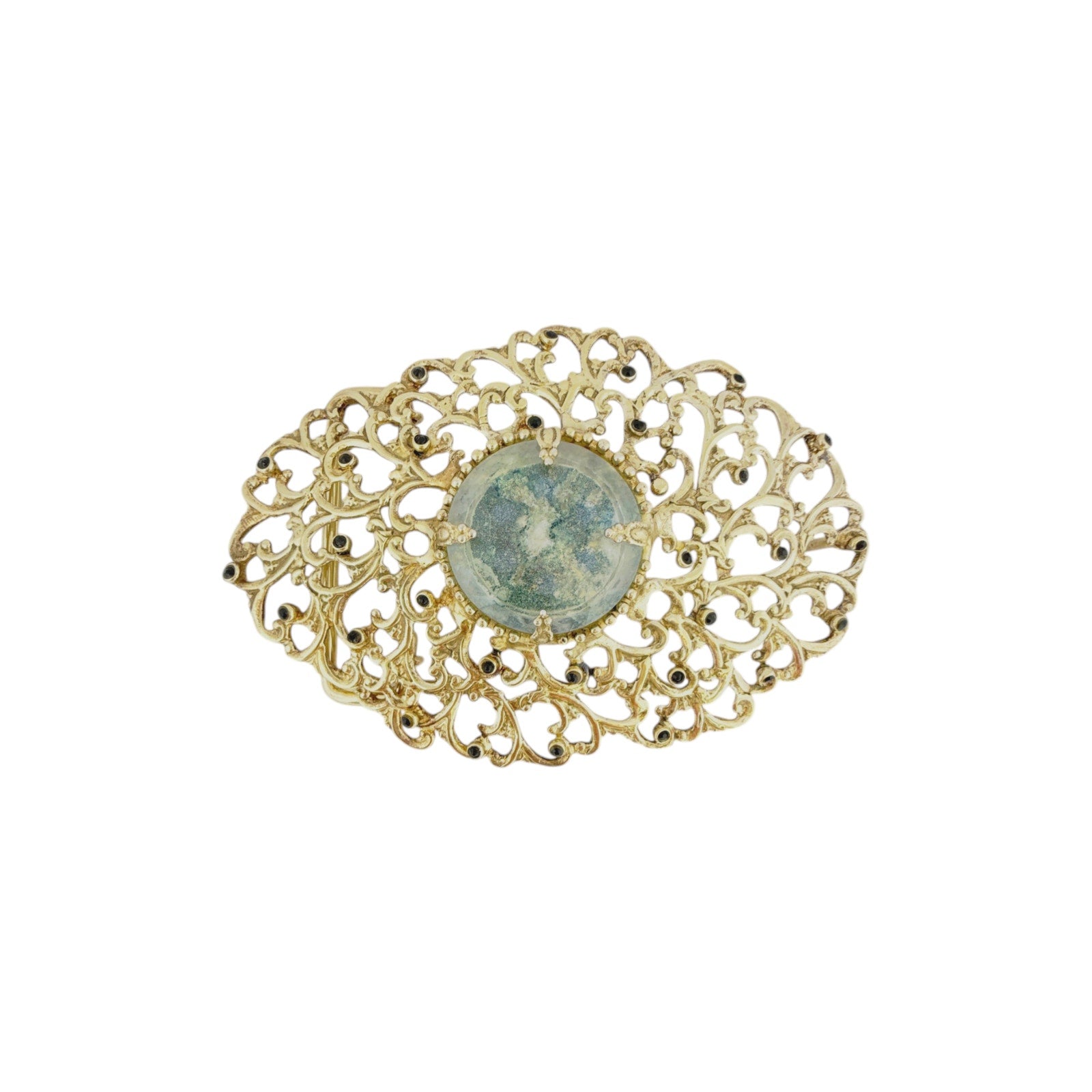 VIRGINS SAINTS & ANGELS VSA Temptation Collection Belt Buckle Gold Plated Silver Virgins Saints & Angels