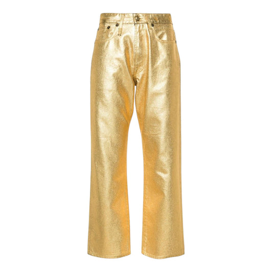 R13 Boyfriend Jean in Gold Indigo 24