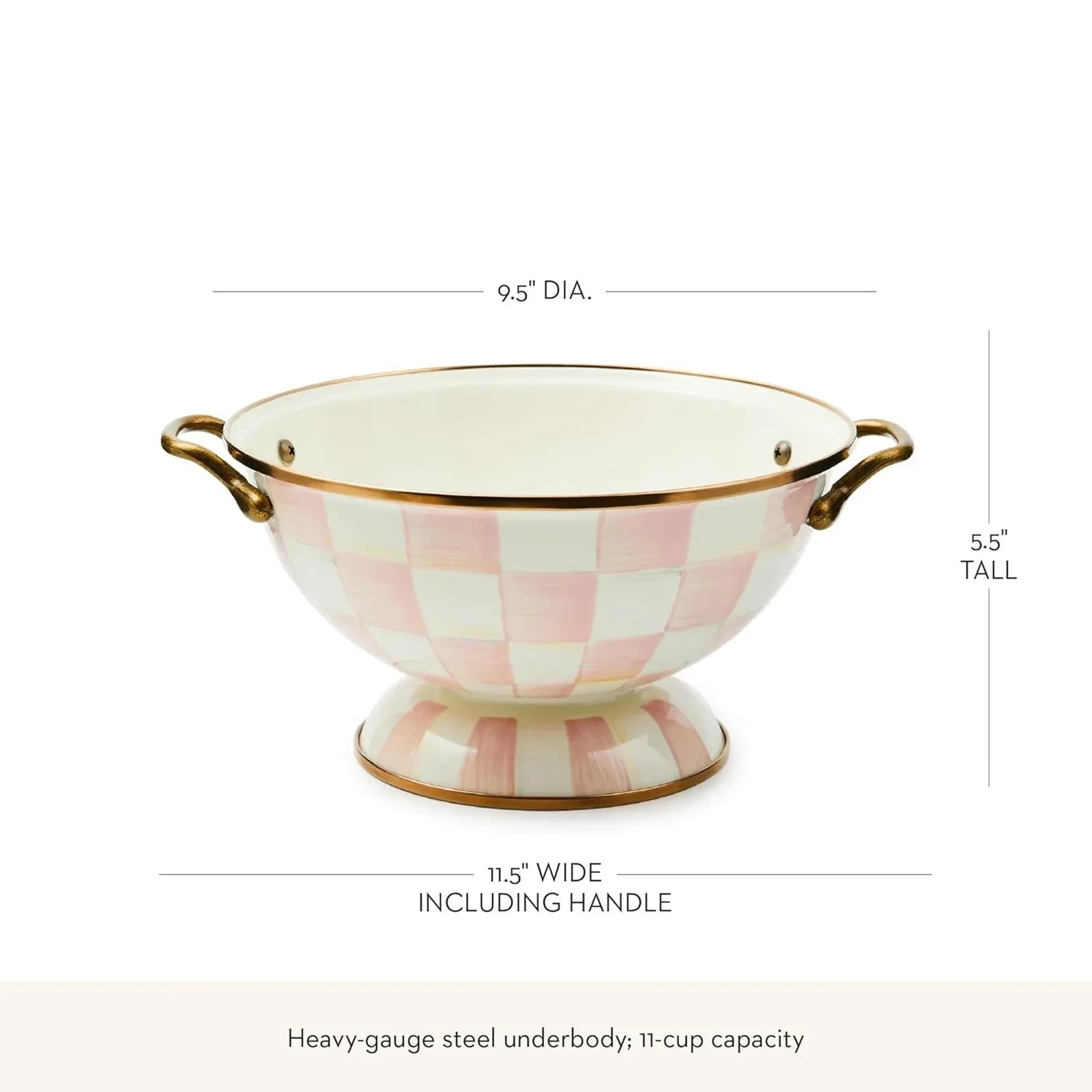 MACKENZIE-CHILDS Almost Everything Bowl in Rosy Check - flyKAMP