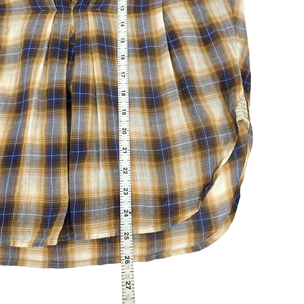 MARC JACOBS Ruffle Detail Plaid Blouse 2 - flyKAMP