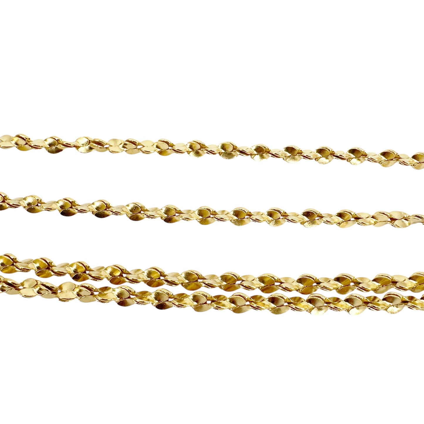 VIRGINS SAINTS & ANGELS VSA Love Chain Necklace with Electra Medallion Gold