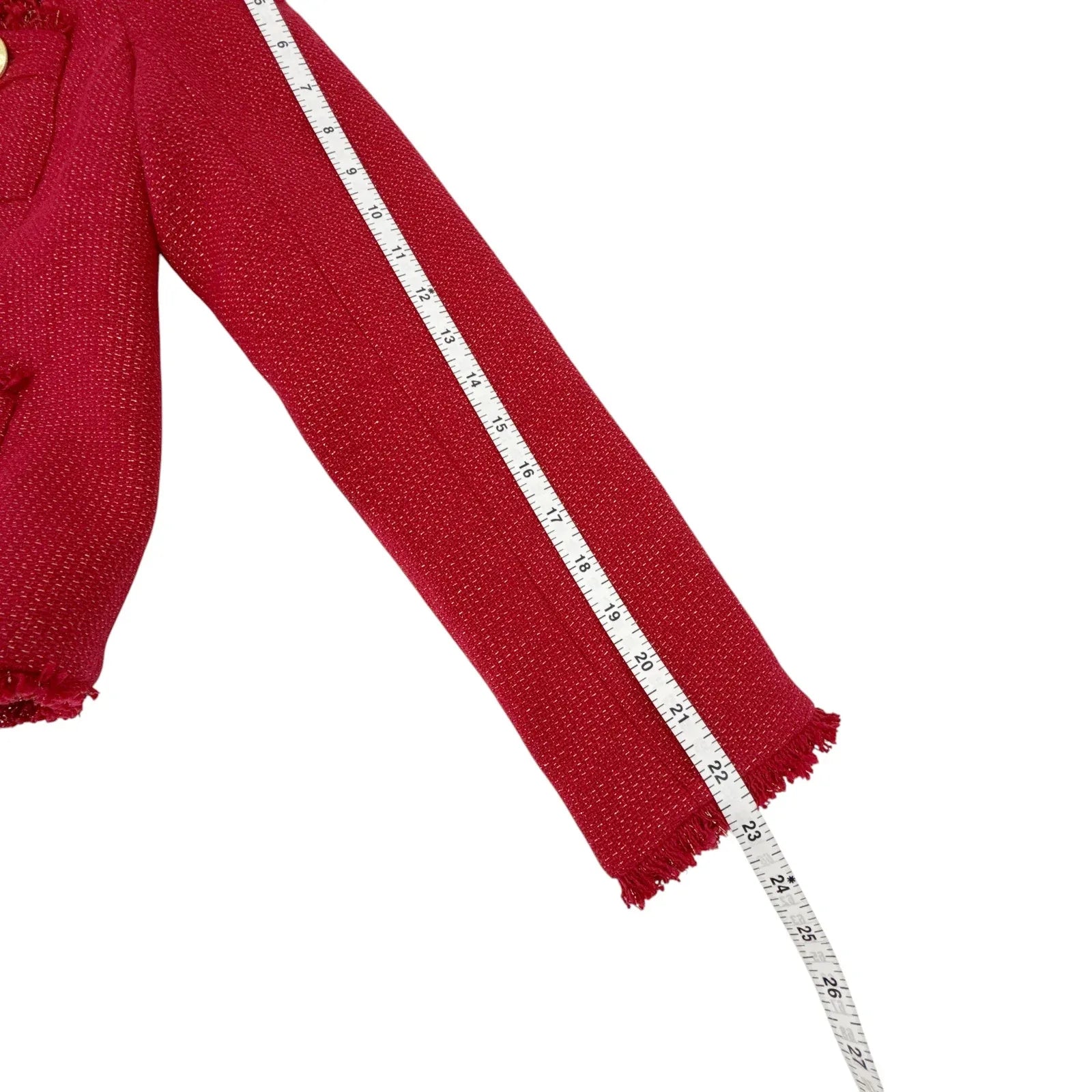 L'AGENCE Sylvia Collared Jacket in Garnet Red & Copper 2 - flyKAMP