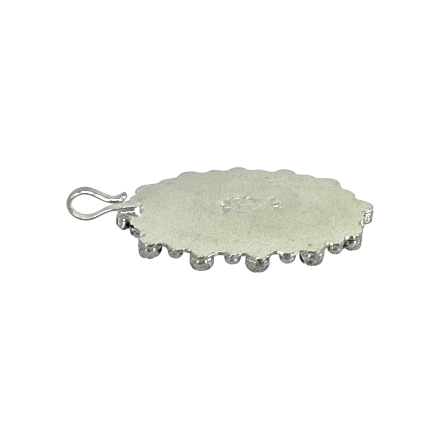 VIRGINS SAINTS & ANGELS VSA Milagrosa Medallion in Pink & Silver