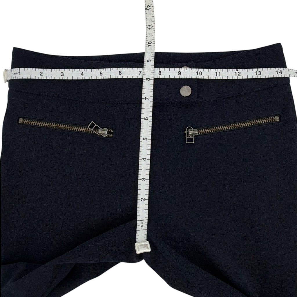 VERONICA BEARD Metro Cropped Kick Flare Pant in Dark Navy 0 Veronica Beard