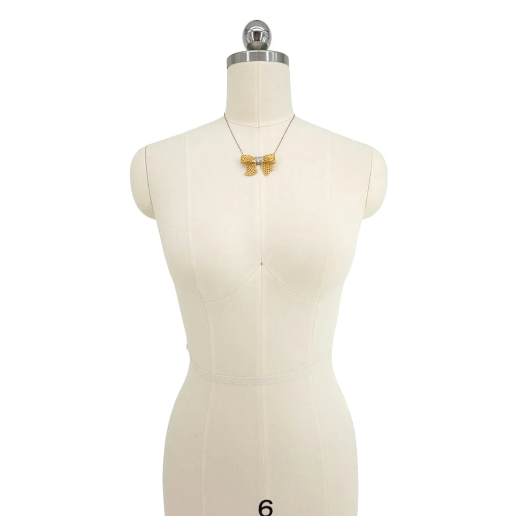 ALEXIS BITTAR Archive Elements Pavé Bow Necklace - flyKAMP