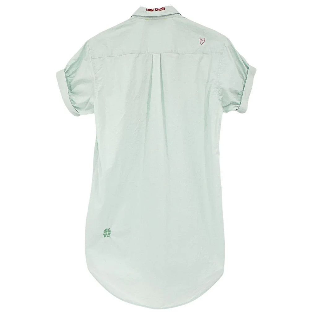 KERRI ROSENTHAL Nina Shirt Dress Happy Everything XS - flyKAMP
