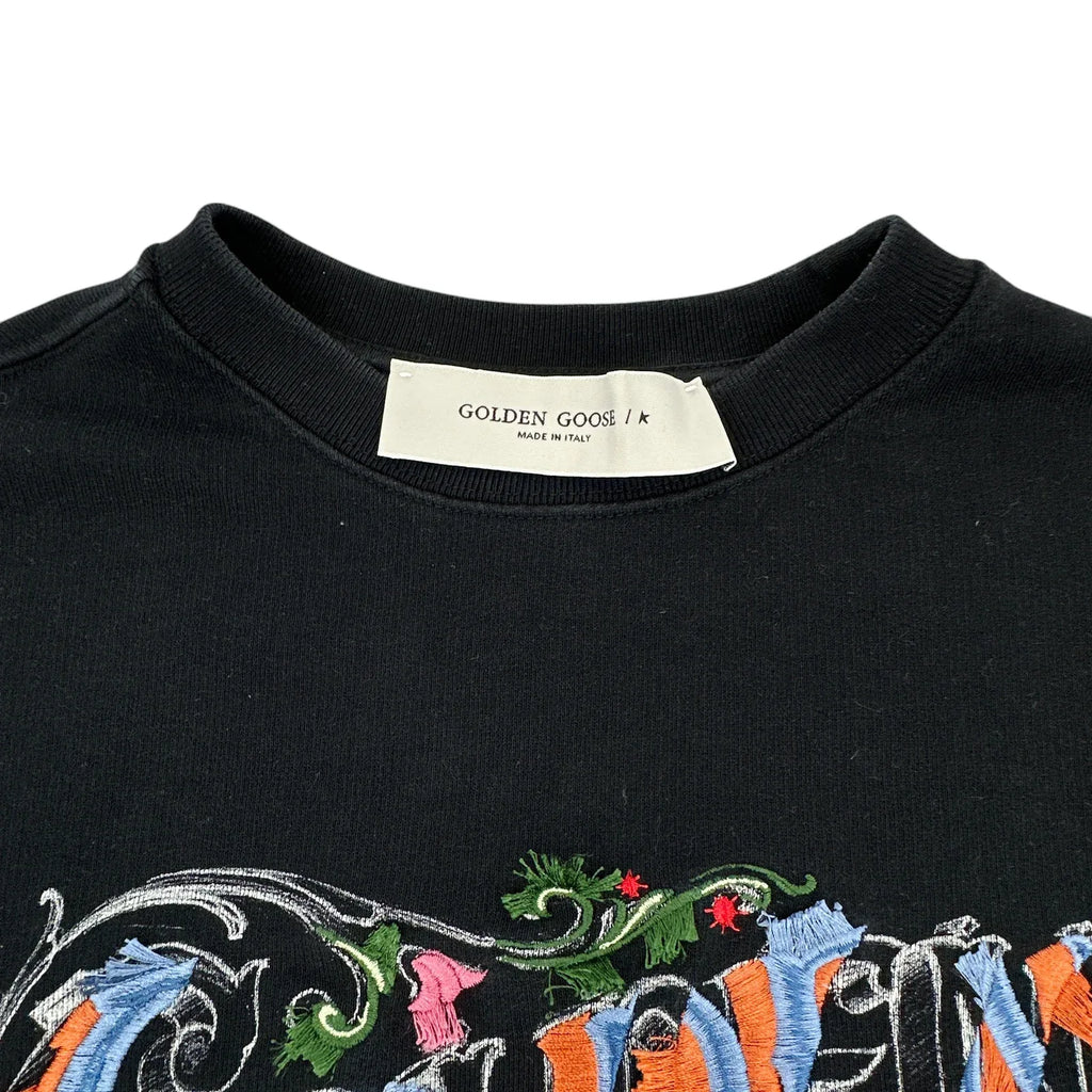 GOLDEN GOOSE Embroidered Logo Sweatshirt S - flyKAMP