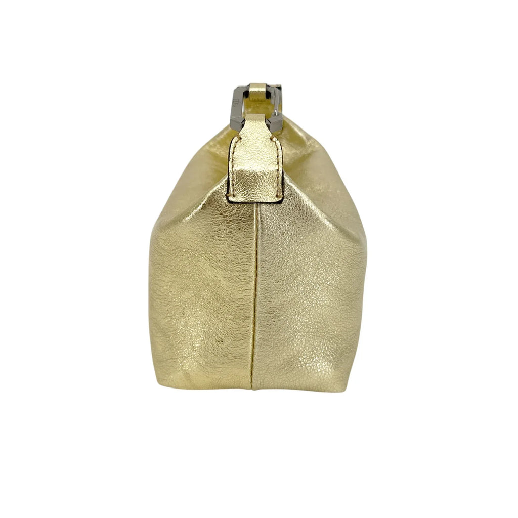 EERA Metallic Moon Bag in Laminated Gold - flyKAMP