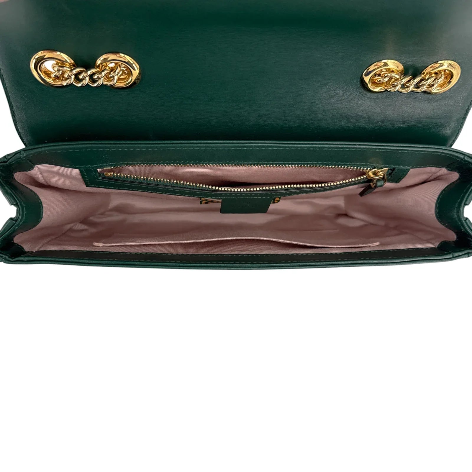GUCCI Rajah Medium Shoulder Bag in Vintage Green - flyKAMP