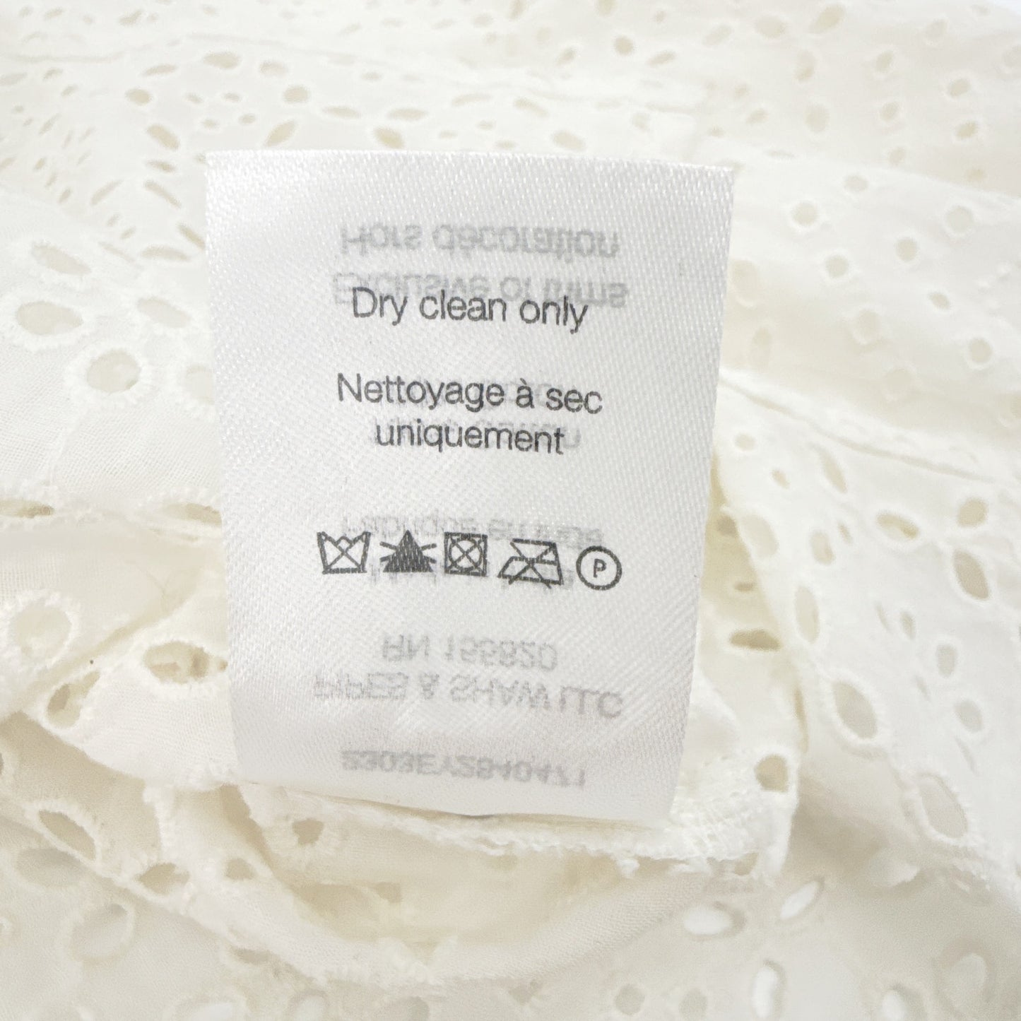 VERONICA BEARD Vitale Eyelet Top 6|M