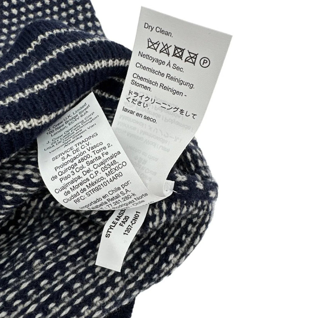 J.CREW Rugged Merino Wool Bird's-eye Sweater S - flyKAMP
