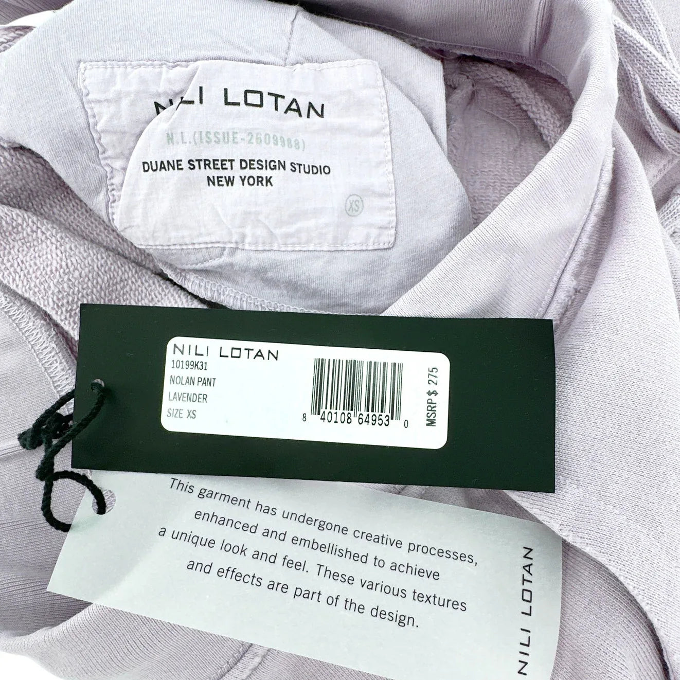 NILI LOTAN Nolan Pant Lavender XS - flyKAMP