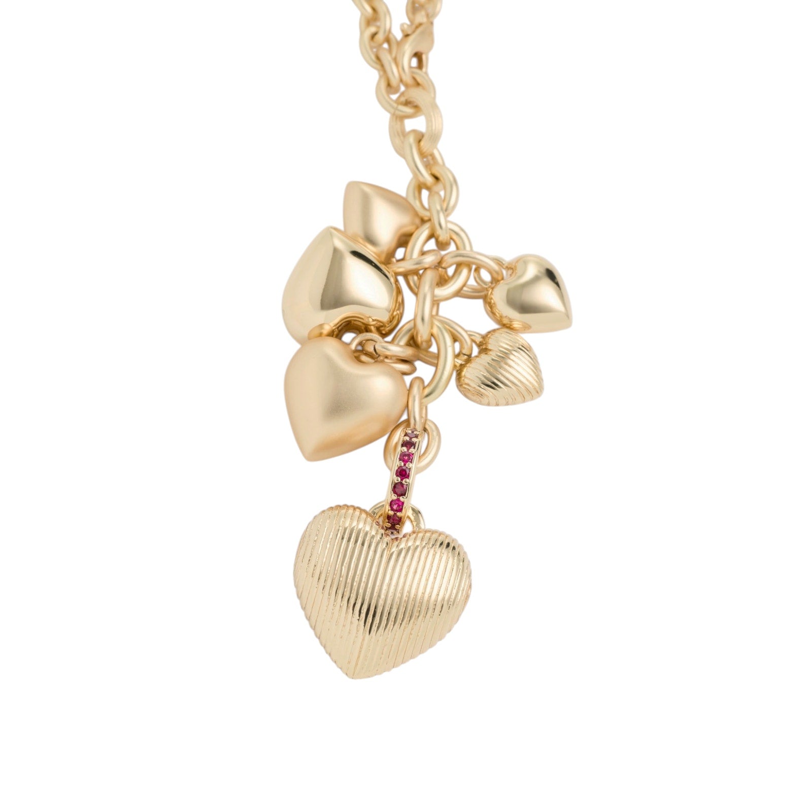 ROXANNE ASSOULIN The Family of Hearts Pendant Necklace Roxanne Assoulin