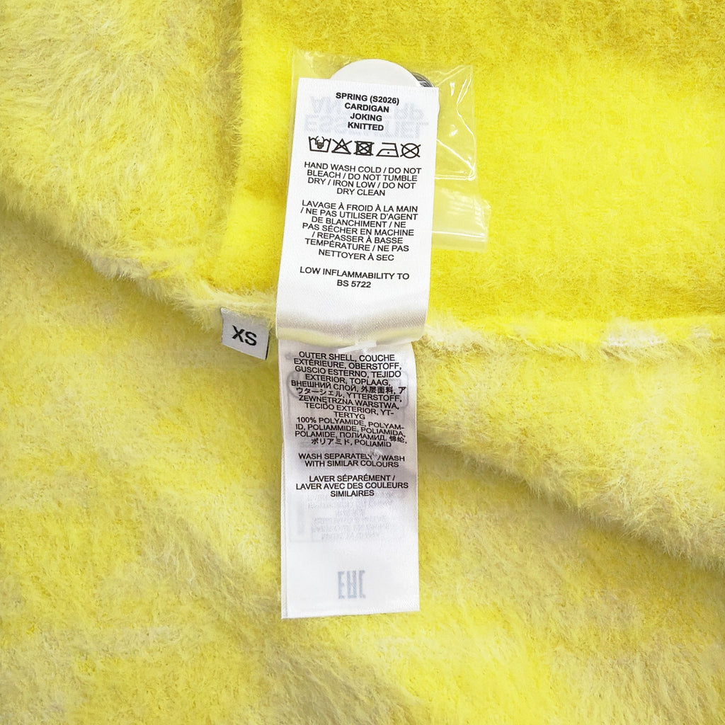 ESSENTIEL ANTWERP Joking Knit Jacket Cardigan in Lemon Squeeze XS Essentiel Antwerp