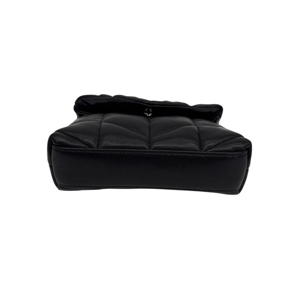 SAINT LAURENT Loulou Mini in Lambskin Puffer Pouch Clutch - flyKAMP