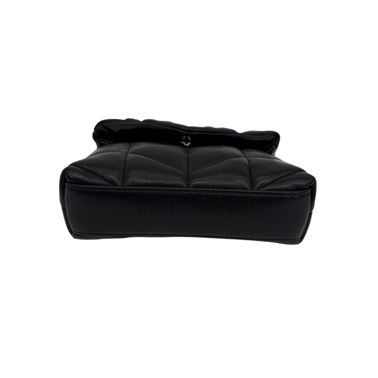 SAINT LAURENT Loulou Mini in Lambskin Puffer Pouch Clutch - flyKAMP